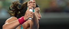 Sevastova zaudē titulētajai Stosurai lietus ietekmētajā Dohas turnīrā