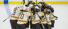 «Bruins» hokejisti otrajā pagarinājumā izglābjas no zaudējuma sērijā pret «Senators»