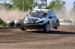 Aizvadīts Latvijas rallijkrosa kausa 2.posms Biržos