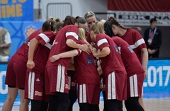 EČ basketbolā sievietēm: Latvija - Itālija (rit 1. ceturtdaļa)