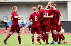 Latvijas U-21 futbola izlase EČ kvalifikācijas mačā spēlē neizšķirti ar Ukrainu