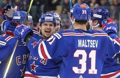 Znaroka un Vītoliņa SKA labo KHL uzvaru rekordu