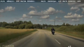 Trilleris Zemgalē: Policijas ekipāža dzenas pakaļ motociklistam, kurš traucas ar ātrumu 203 km/h