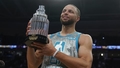 Stefans Karijs "uguņo" Klīvlendā un nopelna NBA Visu zvaigžņu spēles MVP godu