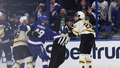 VIDEO ⟩ Girgensons pēc finālsvilpes iesaistās kautiņā starp "Bruins" un "Lightning"