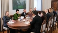 FOTO ⟩ Valsts prezidents Rīgas pilī tiekas ar "Progresīvo" un "Jaunās Vienotības pārstāvjiem