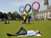 Foto: Londona dienu līdz olimpisko spēļu atklāšanas ceremonijai