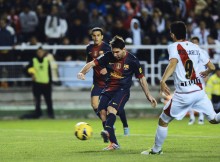 Mesi iesit divus, ''Barcelona'' sagrauj ''Rayo Vallecano''