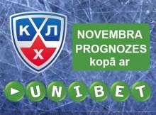 Konkurss: "KHL novembra prognozes kopā ar Unibet.com"