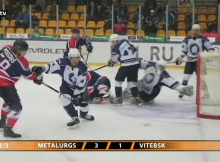 Video: ''Metalurgs'' ar 12:3 saplosa ''Vitebsk''