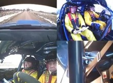 Video: Sesks un Lembergs vienā rallija mašīnā