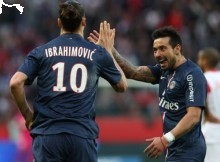 Ibrahimovičam kārtējie divi vārti, PSG atraujas