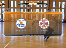 Tiešraide: Pirmdien 19:00 Aldaris LBL: Jūrmala - Ventspils