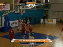 Video: "Barons kvartāls" uzvar pirmo play-off spēli pret "Jēkabpili"