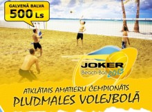 Sestdien tiks atklāts "Joker Beach Ball 2013"