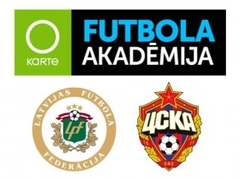 OKartes akadēmijas ietvaros LFF un Maskavas CSKA aicina uz nometni Salacgrīvā