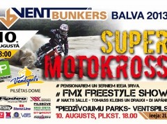 "Ventbunkers Lielā balva 2013" šodien ar motokrosa zvaigznēm