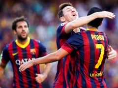 "Barcelona" Spānijas sezonu sāk ar rotaļāšanos - 7:0