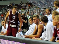 Latvijas basketbola izlase tehnisko apskati izietu ar vieniniekiem