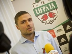 Preses konferencē iepazīstina ar FK "Liepāja" virslīgas klubu un tā  komandu