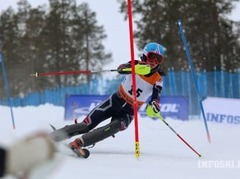 K.Zvejnieks un L.Gasūna vēlreiz lieliski nostartē slalomā Krievijā