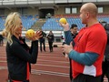 Foto: Vadošie sportisti tiekās ar radošām personībām