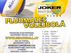 "Joker Beach Ball 2014" svētdien dosies uz Pļavām