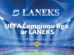 Scorefellas piedāvā: UEFA ČL konkurss kopā ar Laneks