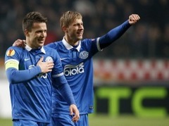 "Dnipro" izslēdz "Ajax", "Inter" zaudē "Wolfsburg" arī savā laukumā