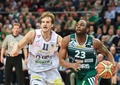 "Žalgiris" trillerī pieveic "Lietuvos rytas" un uzvar regulārajā sezonā