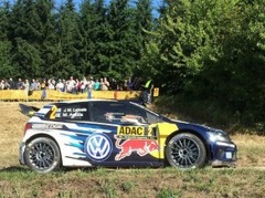 Latvala ātrākais WRC posma "Rallye Deutschland" iesildīšanās sesijā