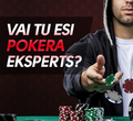 Testa "Vai Tu esi pokera eksperts?" rezultāti un statistika