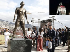 Ronaldu statuju pārtaisa par Mesi