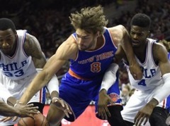 Lopesam 24+15 "Knicks" uzvarā, "Pistons" atgriežas play-off