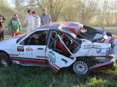 Rallija ''Kurzeme'' testu posmā ātrākais Kisiels, Leščam avārija un rallijs beidzies