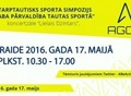 Tiešraide: Simpozijs "Laba pārvaldība tautas sportā"