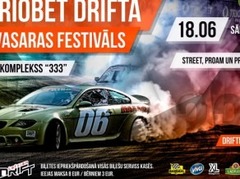 Sestdien 333 trasē vērienīgas drifta sacīkstes