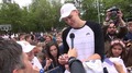 Video: Liepājā atklāj Porziņģu ģimenes dāvināto basketbola laukumu