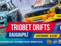 Daugavpils drifta sacensībām reģistrējušies 60 dalībnieki