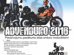 Advendūristi – moto mīļi un piedzīvojumu meklētāji tiekas Enduro svētkos Zantē