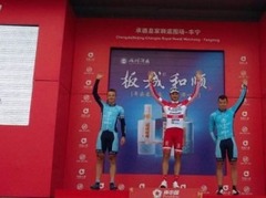 Bogdanovičs un Liepiņš uz goda pjedestāla "Tour of China" 2. posmā