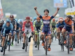 Bogdanovičs izcīna otro vietu "Tour of China1" velobrauciena 5. posmā