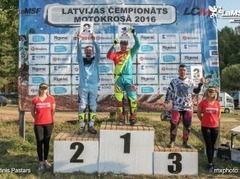 Noskaidroti 2016.gada Latvijas čempioni motokrosā solo klasēm