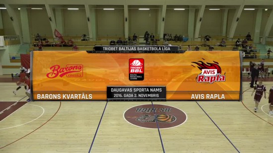 Video: Triobet BBL. Barons kvartāls — AVIS Rapla. Spēles ieraksts