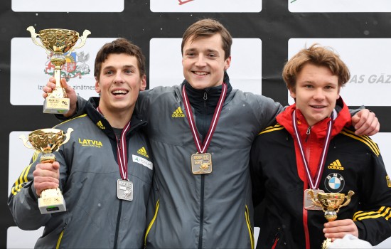 Foto: Šteinbergs un Netlaus svin dubultuzvaru EK posmā Siguldā