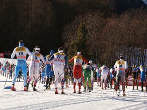 I.Bikše tūlīt aiz 70-nieka "Tour de ski" 10 kilometru klasikā