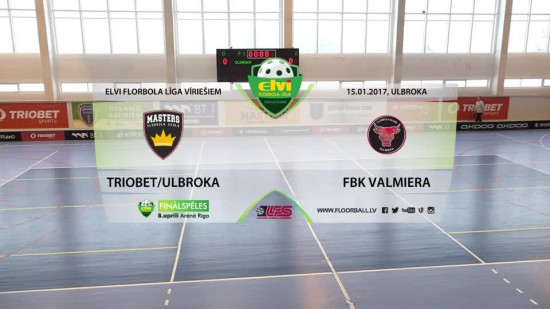 Video: Triobet/Ulbroka - FBK Valmiera - Elvi florbola līga. Spēles ieraksts