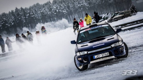 Foto: Sniega autosacīkšu prieki "333 Ziemas kausa" trešajā posmā