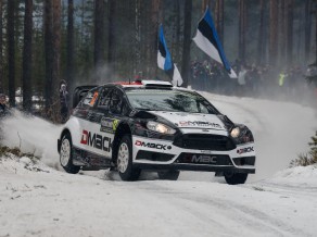 Sarmas rallijā skatītājus ar ''Ford Fiesta WRC'' priecēs igaunis Georgs Gross