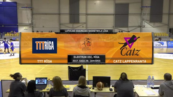 Video: Latvijas Igaunijas sieviešu basketbola līga: TTT Rīga - CATZ Lappeenranta. Spēles ieraksts